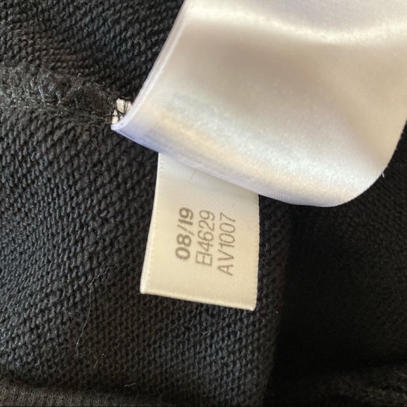 Adidas Brilliant Basics Black Track Pants Joggers Large - Picture 10 of 13